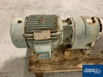 USED Waukesha Cherry-Burrell 2.5" Waukesha Rotary Lobe Pump, S/S, 7.5 HP