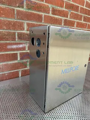 USED MILLIPORE STAINLESS STEEL INDUSTRIAL CONTROL PANEL ENCLOSURE 16" X 20" X 9"