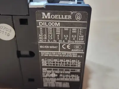 Used MOELLER DIL00M Switchgears British Columbia CA | Lenmark #1438453