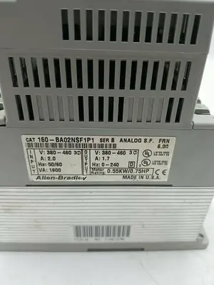 Used ALLEN BRADLEY 160BA02NSF1P1 Variable Speed Drives | ND Industrial Surplus #1222370