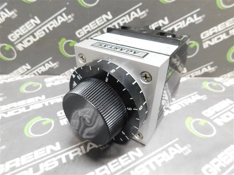 Agastat 7012EF Timing Relay Coil 24V 60Hz Time 1 - 10 Minutes Used