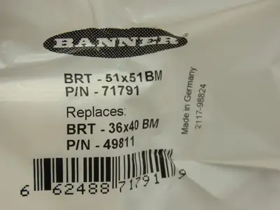 Banner QS18VP6LLPQ Photoelectric Sensor Switch Kit With Reflector