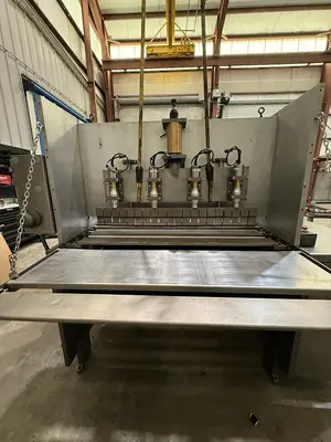 APV 48" Two Roll Extruder with Ultrasonic Guillotine Cutter