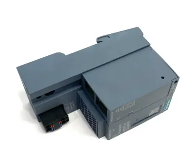 USED SIEMENS 2-PORT INTERFACE MODULE IM 155-6PN/2 W/ 6ES7193-6AR00-0AA0 BUS AD