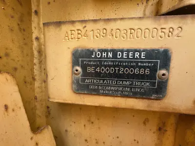 Used 2003 DEERE 400D Articulated Dump Trucks New Jersey US | Proxy Equipment #1378393