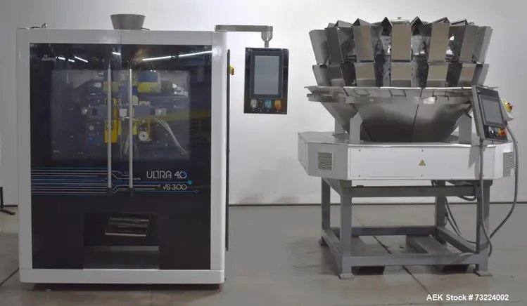 Used MASIPACK VS300 Net Weigh Filler Scale Vertical Form & Fill Illinois US | Aaron Equipment #86733