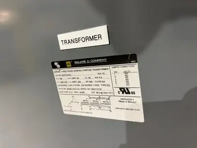 IPC2TC1EE | Square D 225A Integrated Power Center 2 (IPC2) Transformer Combo 480/277V 75KVA - Used