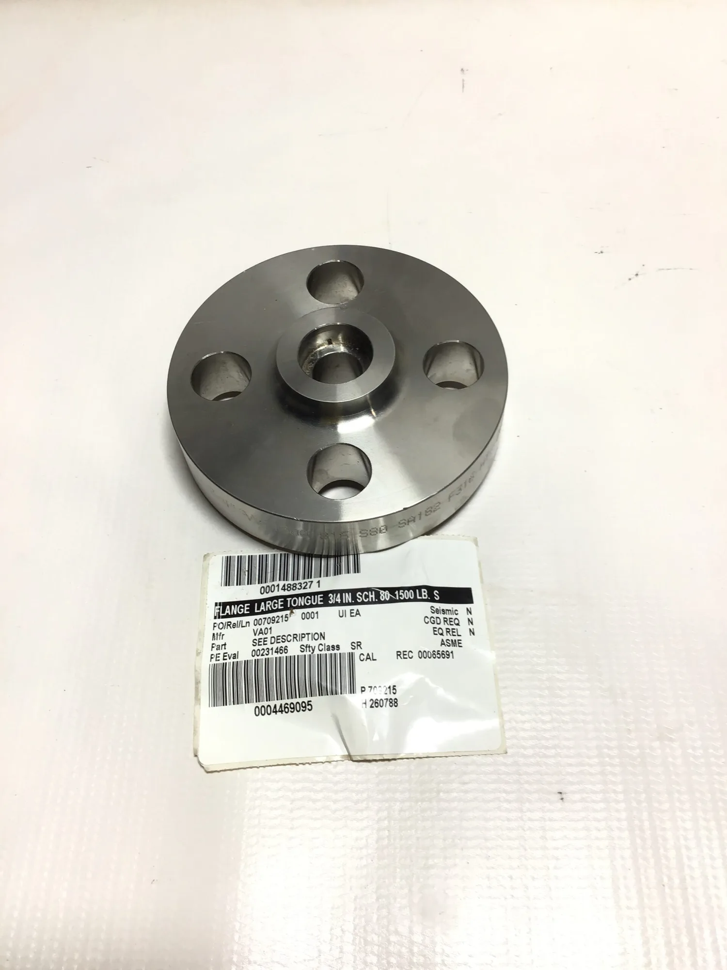Unbranded VA01 Stainless Steel Flange Large Tongue 2/4″IN