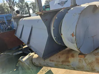 Conveyor, Screw, 18" Dia x 16' L, Stainless Steel, 5 HP Drive, #5991641