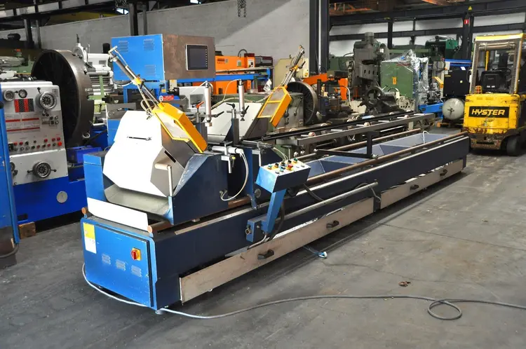 Used MECAL DOUBLE HEAD 8 METER Circular Cold Saws | Apt International N.V #364816