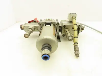 SMC AW40-04CE Filter Regulator With Soft Start Valve And 3 Port Lock Out Valve