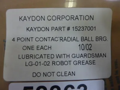 NEW KAYDON BEARING 1J9Y5 15237001