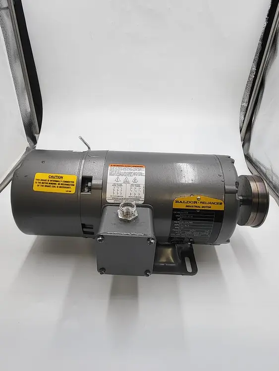 Used BALDOR BALDOR .5 HP 56 FRAME BW3538 & 104816101BP STEARNS 3FT LB NEMA2 BRAKE Motors (misc) | ND Industrial Surplus #1211372