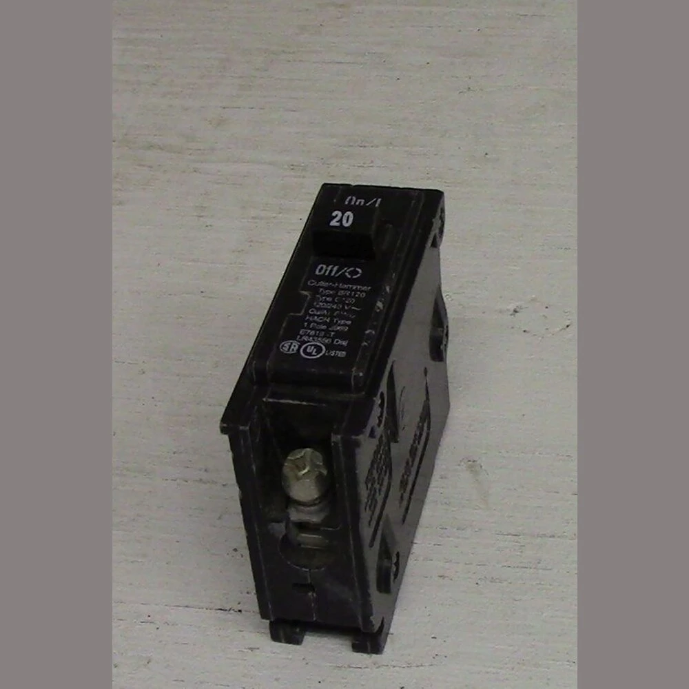 Cutler Hammer 1 Pole 20 Amp Push-in Breaker