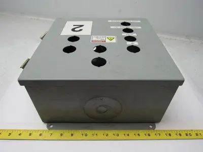 Cooper B-Line 12126-12CHC Continuous Hinge JIC Enclosure w/Back Plate 12x12x6