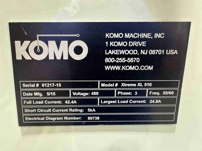USED 2015 KOMO XTREME XL 510