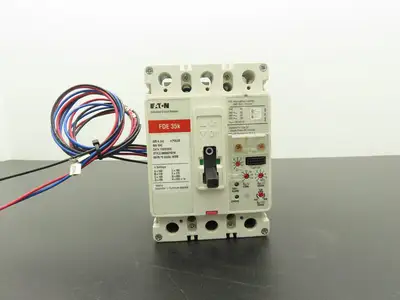 Eaton FDE 35k 225A Circuit Breaker Style 6606C21G16 600VAC 3 Pole
