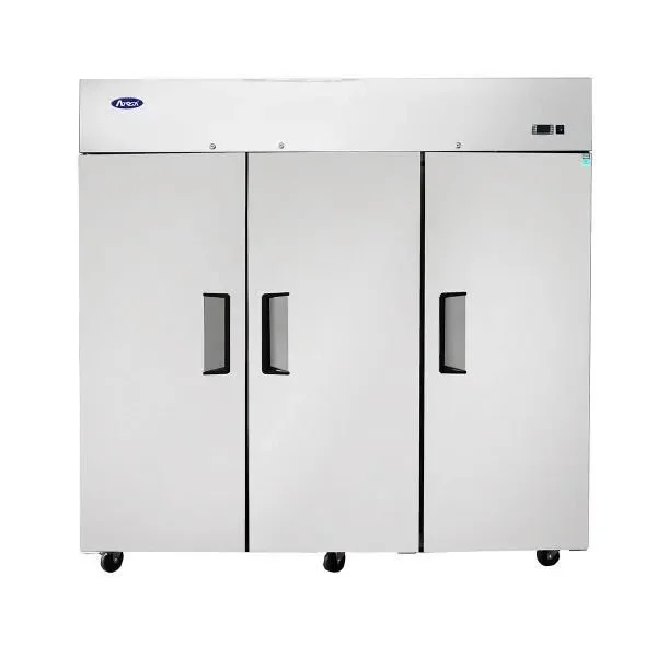 New | in-Stock Atosa New Atosa MBF8003GR Top Mount (3) Door Reach-In Freezer Freezers Illinois US | Falcon Restaurant Supply #1375470