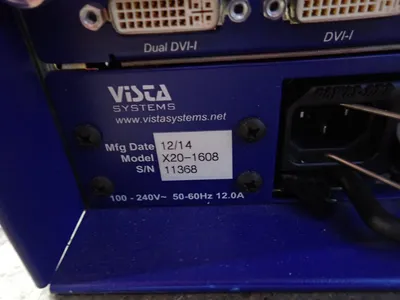 USED 2014 VISTA SYSTEMS X201608