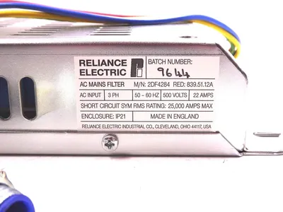 NEW RELIANCE ELECTRIC 2DF4284 AC MAINS FILTER