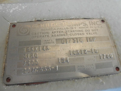 USED GOULDS 3180L