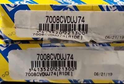 SNR 7008CVDUJ74 Precision Angular Contact Spindle Ball Bearing (BIN423)