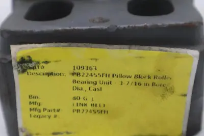 REXNORD P-B22455FH SELF-ALIGNING ROLLER BEARING - STOCK CC-55