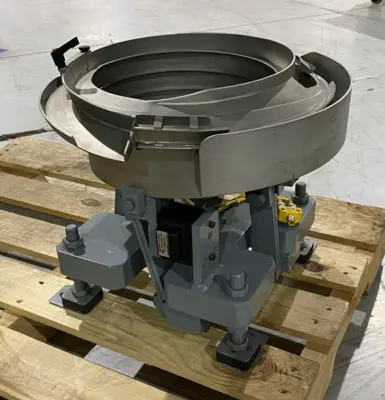 Used Vibromatic Vibratory Bowl Feeder, 12" Bowl ID, 14" Bowl OD Vibratory Bowl Feeder Michigan US | Maverick Industrial Sales #1514632