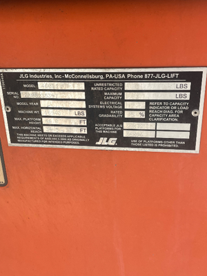 Used 2017 JLG 460SJ Manlifts Florida US | Stack Equipment #1271288