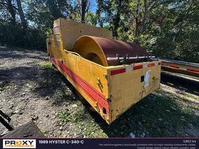 Used 1989 HYSTER C-340-C Single Drum Rollers Ohio US | Proxy Equipment #1385276