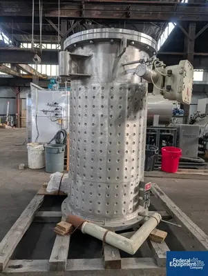 NEW Littleford 212 Cu Ft Littleford Mixer Dryer, Model VT 6000 D, S/S, Vac., JKT.
