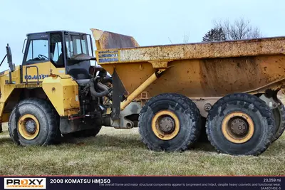 Used 2008 KOMATSU HM350 Articulated Dump Trucks Pennsylvania US | Proxy Equipment #1382902