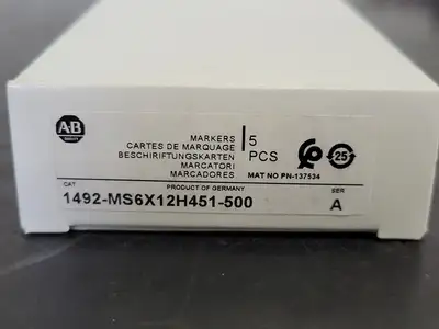 NEW ALLEN-BRADLEY 1492-MS6X12H451-500