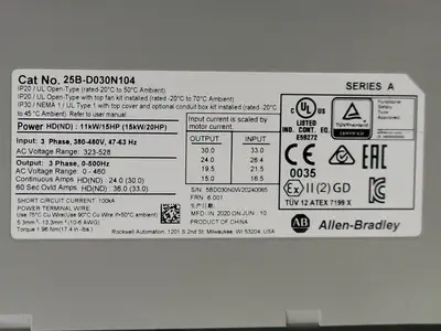 NEW ALLEN-BRADLEY 25B-D030N104