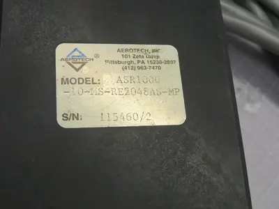 Used AEROTECH ASR1000-10-MS-RE2048AS-MP Valves/Fittings Texas US | Aucto #1307015