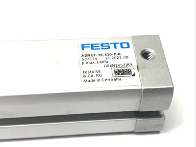 ADNGF-16-110-P-A, 537124 | Festo ADNGF-16-110-P-A Pneumatic Cylinder 16mm Bore 110mm Stroke 537124 - New Other