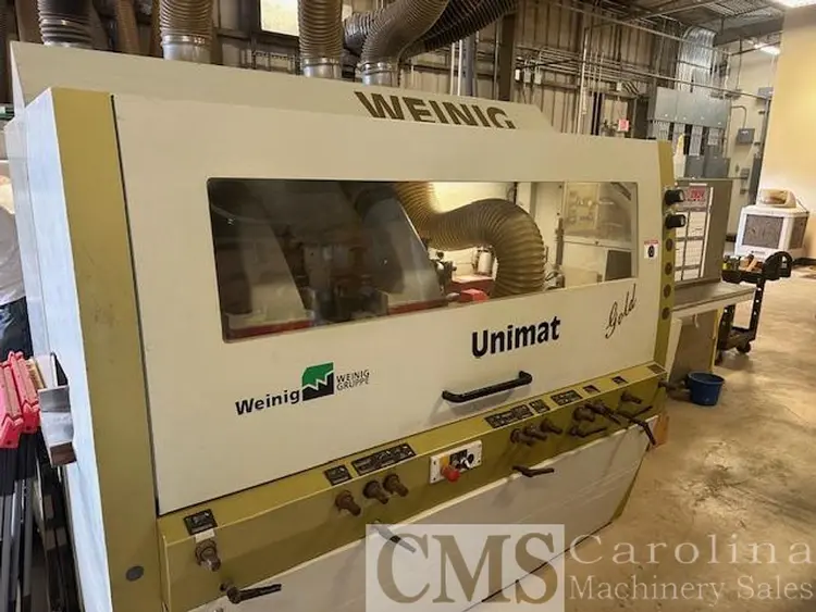 Used 2007 WEINIG UNIMAT GOLD MOULDER Woodworking Moulders | CAROLINA MACHINERY SALES #421516