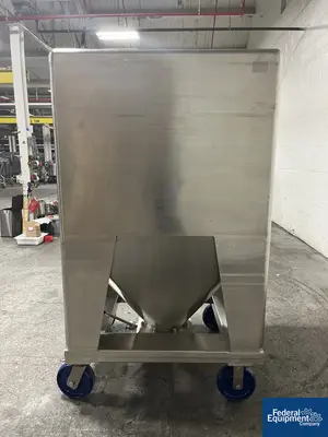 USED TOTE Systems 48" x 42" x 10"  Tote Systems Stainless Steel Transfer Bins