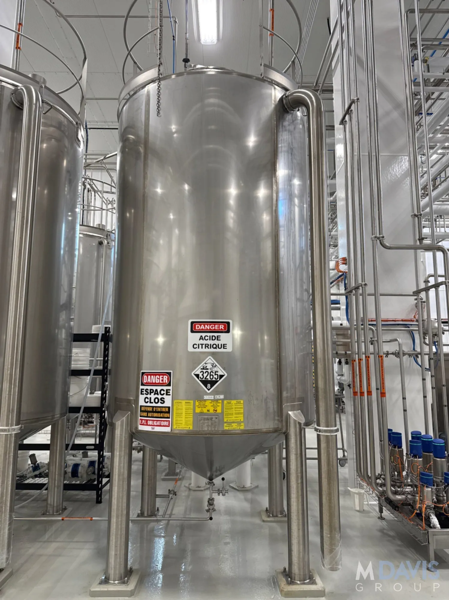 USED 2021 INDUSTRIES D'ACIER INOXYDABLE ITEE 2,600 GALLON