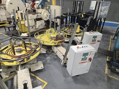RMG 6450V-60-F Powered Uncoiler for Heading Machine