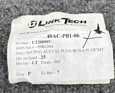 New | in-Stock link tech 40ACV-PB2-06 Plumbing Equipment California US | Davliegogo LLC #1706226