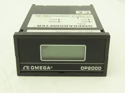Omega DP2140-P8 Digital Panel Meter Display 120V DP2000 Omegarometer