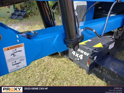 Used 2023 GENIE Z45 HF Articulating Boom Lifts Florida US | Proxy Equipment #1381800