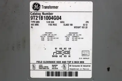 USED GENERAL ELECTRIC 9T21B1004G04