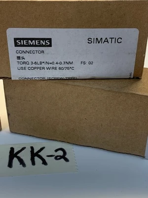 Neu Siemens Simatic 6ES7 392-1AJ00-0AA0 Vorne Anschluss (Lot Of3) Pin Ovp Kiste