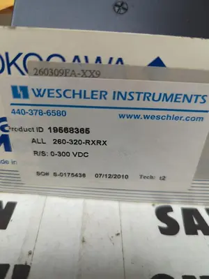 New | in-Stock WESCHLER 19568365 Meters - Misc | Surplus Asset Holdings #1206821