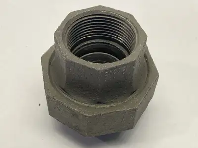 New | in-Stock GRINNELL 1-1/4" Union Fitting Malleable Iron Class 150 Plumbing Equipment Michigan US | Maverick Industrial Sales #1402348