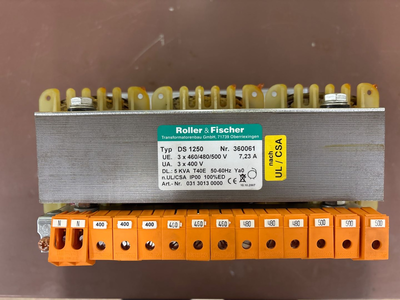 Used 2007 ROLLER & FISCHER DS1250 Transformers Illinois US | Aucto #1322490