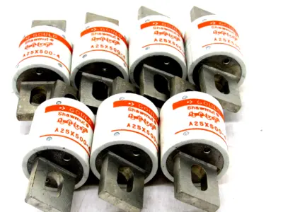 NEW LOT OF 7 SHAWMUT A25X500 FUSE 500A A25X500-4