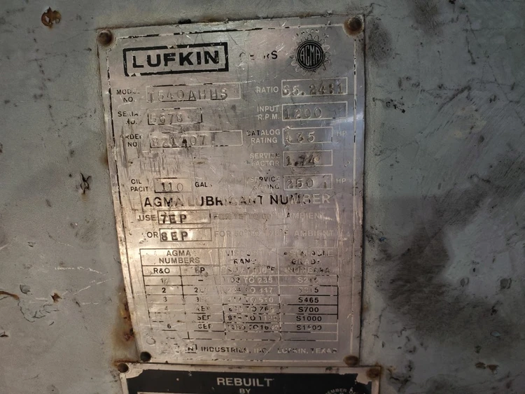 Used LUFKIN _UNKNOWN_ Speed Reducers Ohio US | Soberay & Sons #795409